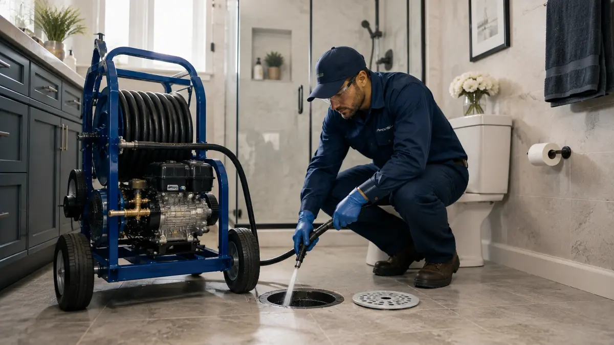 Bathroom Drain Hydro Jetting in Pacifica