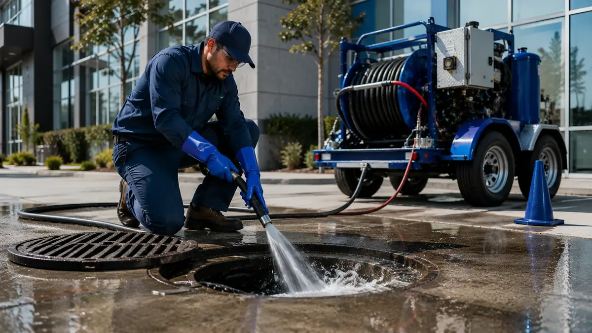 Commercial Hydro Jet Drain Cleaning in Pacifica