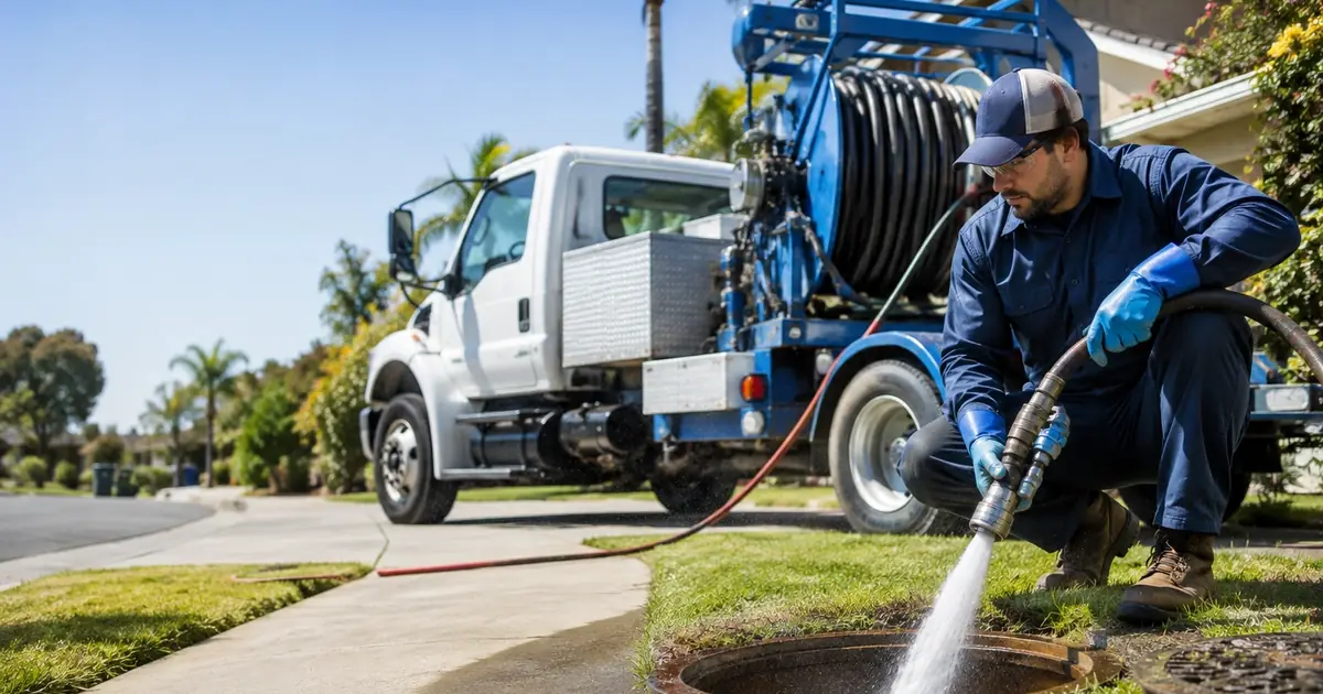 Hydro jet sewer cleaning Pacifica