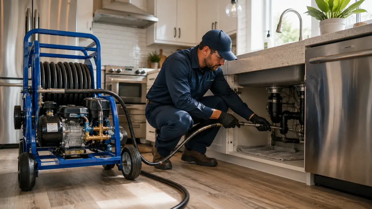 Kitchen Drain Hydro Jetting in Pacifica
