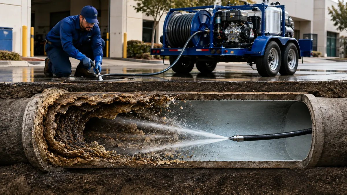 Sewer Pipe Descaling in Pacifica
